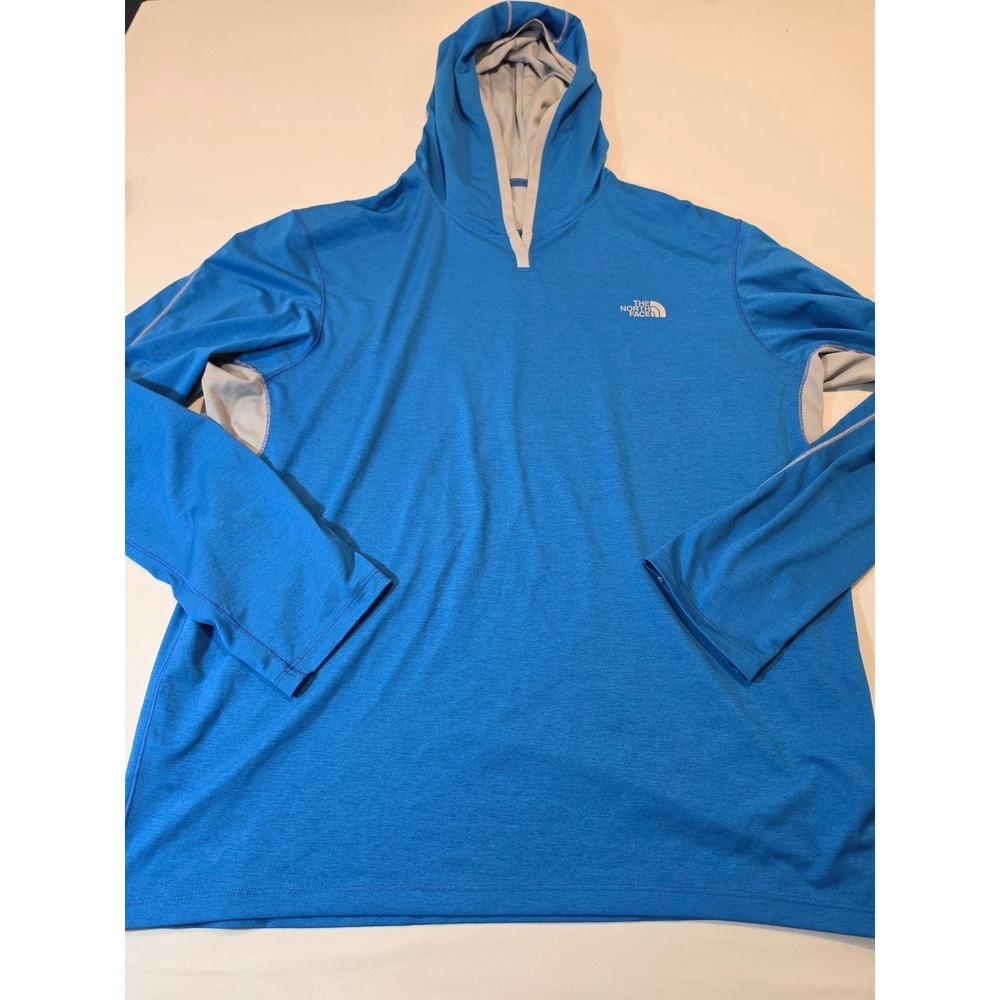 The North Face Mountain Athletics Mens XL Blue FlashDry-XD Hoodie Training Top